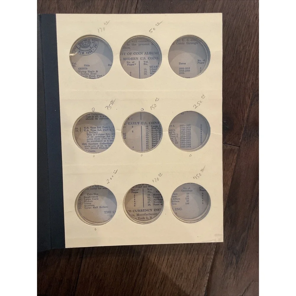 Library Of Coins General Blank Large Dollar Size Stock Album VOL 27 Morgan Peace